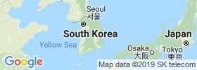 Gyeongsangbuk Do map